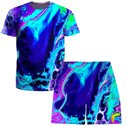 Aqua Daze T-Shirt and Shorts Combo, BrizBazaar, | iEDM