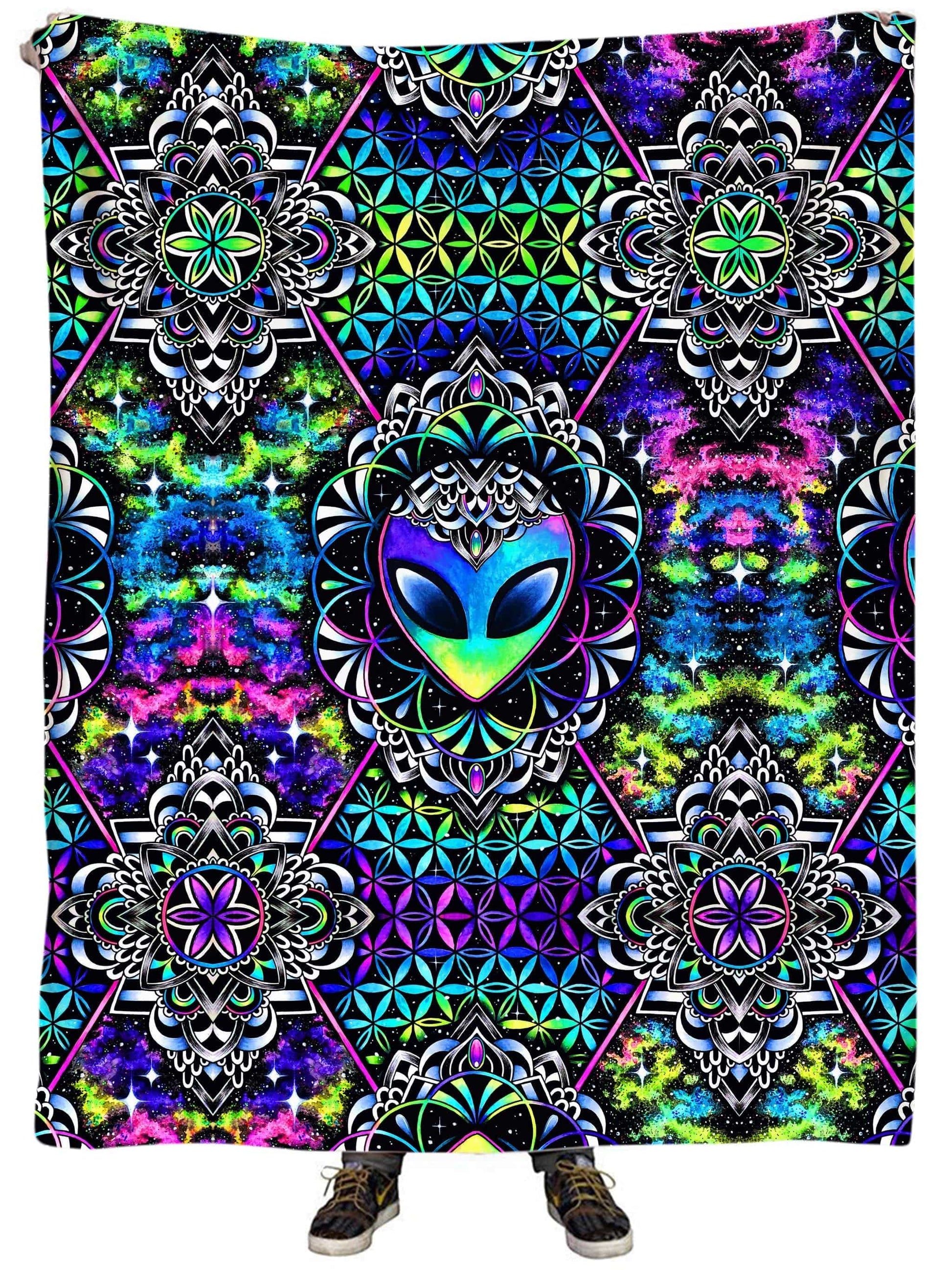 Conscious Cosmos Plush Blanket, BrizBazaar, | iEDM