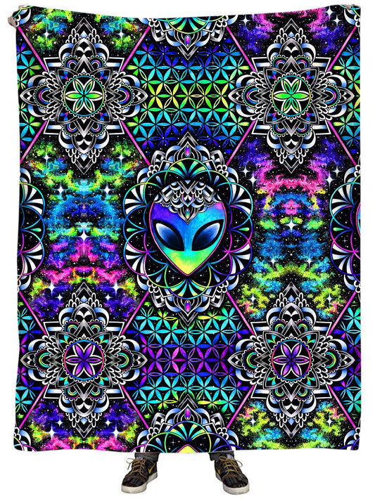 Conscious Cosmos Plush Blanket, BrizBazaar, | iEDM