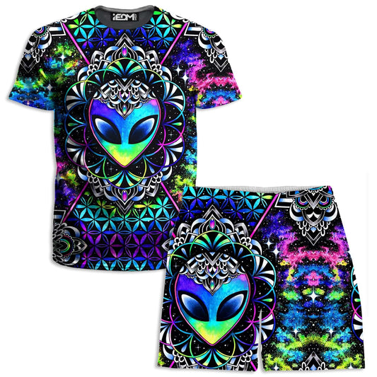 Conscious Cosmos T-Shirt and Shorts Combo, BrizBazaar, | iEDM