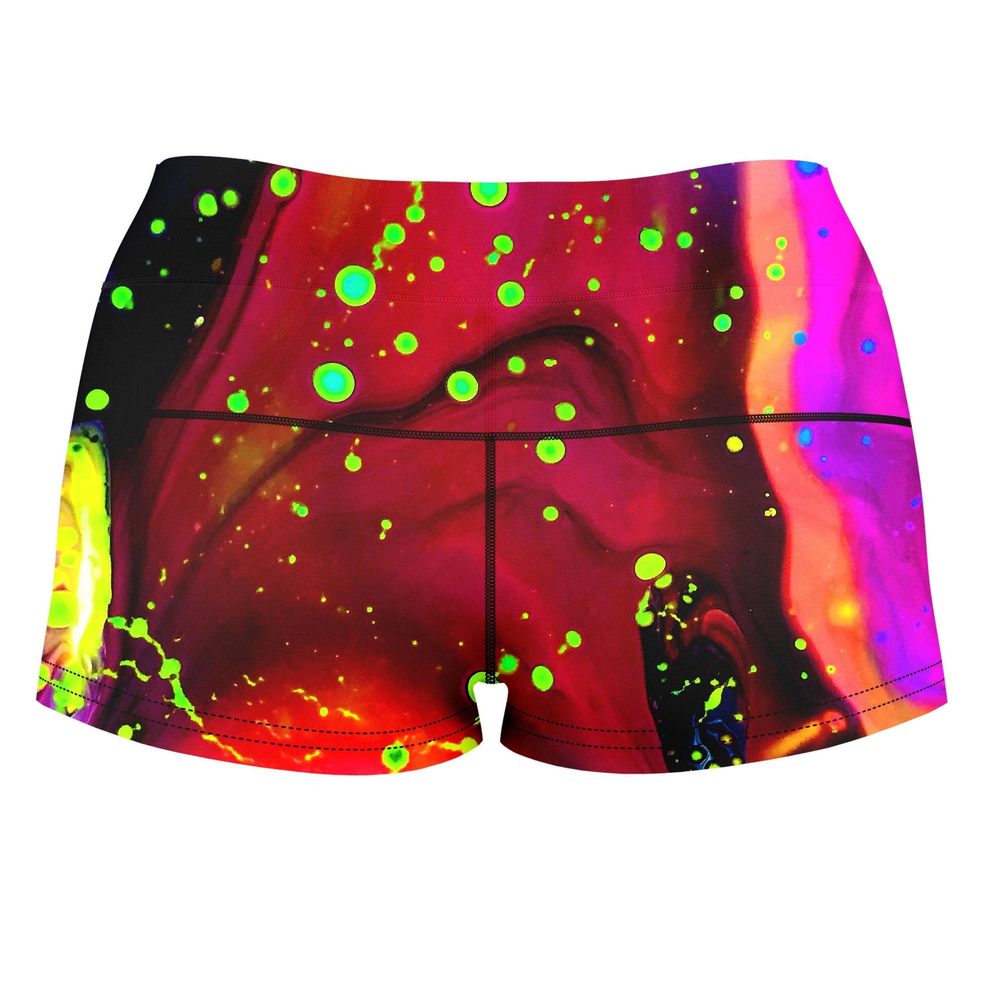 Cosmos High-Waisted Women's Shorts, BrizBazaar, | iEDM