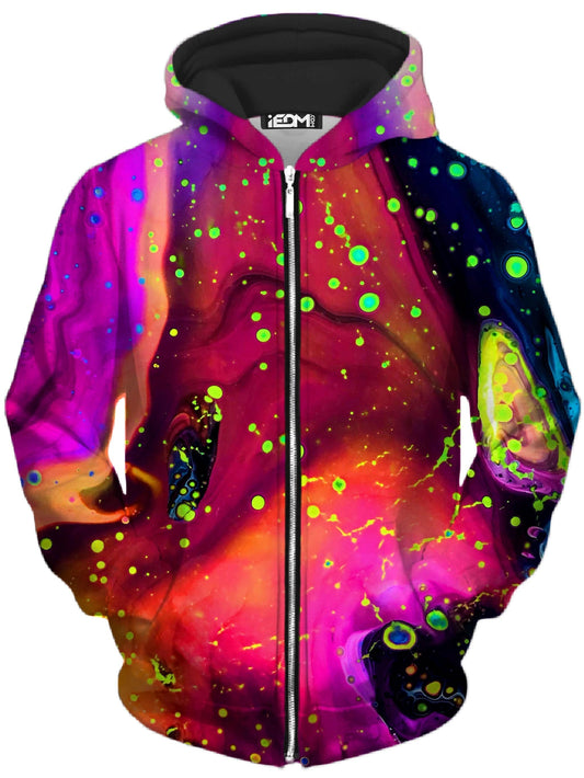 Cosmos Unisex Zip-Up Hoodie, BrizBazaar, | iEDM