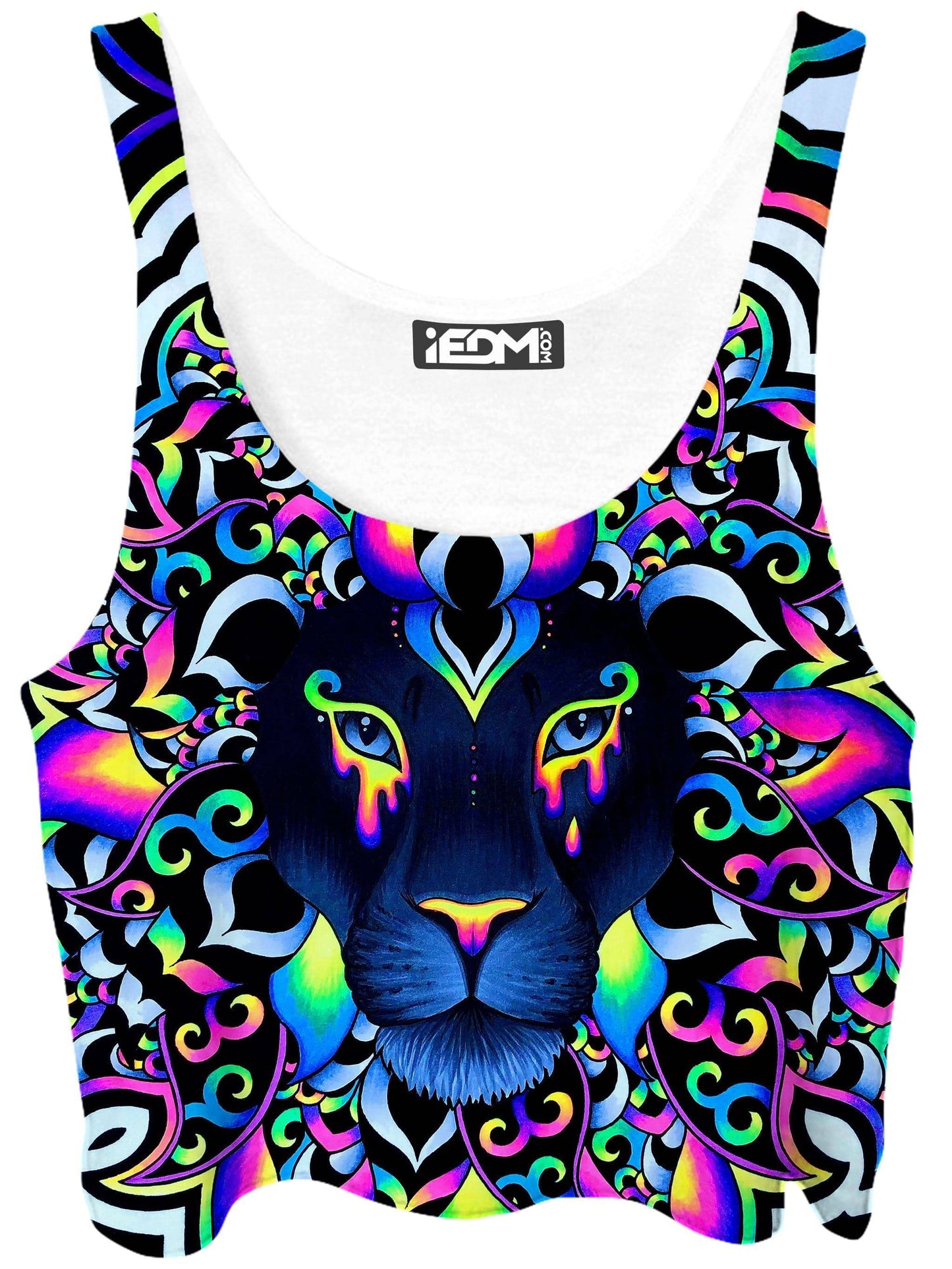 Electric Lion Crop Top and Booty Shorts Combo, BrizBazaar, | iEDM