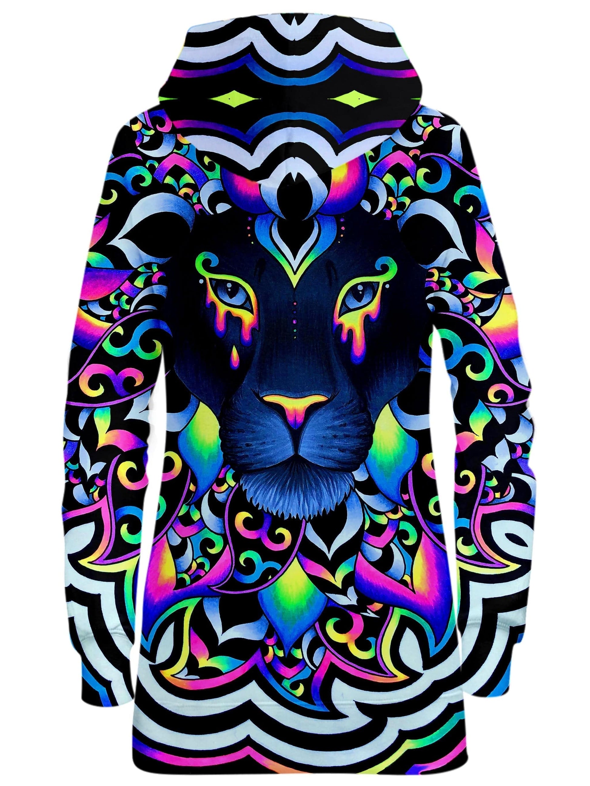 Electric Lion Hoodie Dress, BrizBazaar, | iEDM