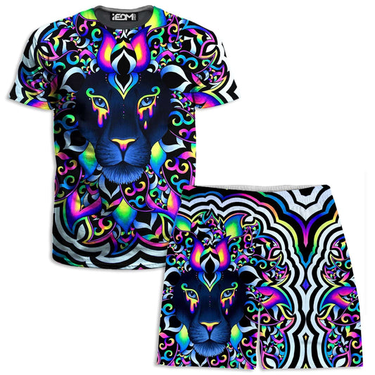 Electric Lion T-Shirt and Shorts Combo, BrizBazaar, | iEDM