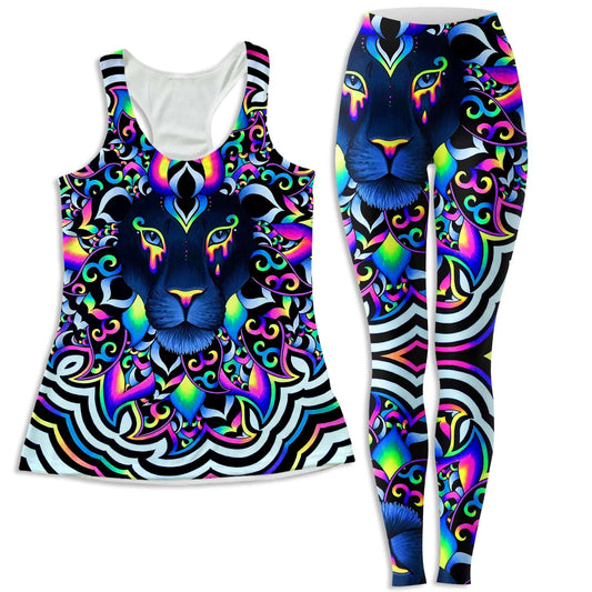 Electric Lion Women's Tank and Leggings Combo, BrizBazaar, | iEDM