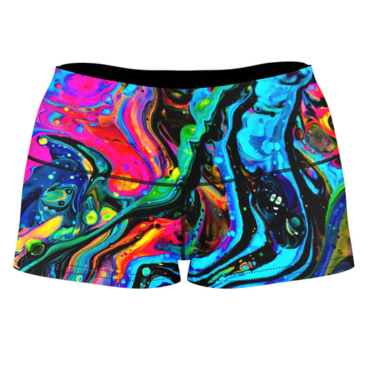 Funkadelic High-Waisted Women's Shorts, BrizBazaar, | iEDM