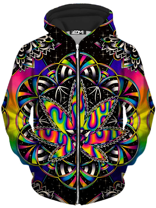Kronic Haze Unisex Zip-Up Hoodie, BrizBazaar, | iEDM