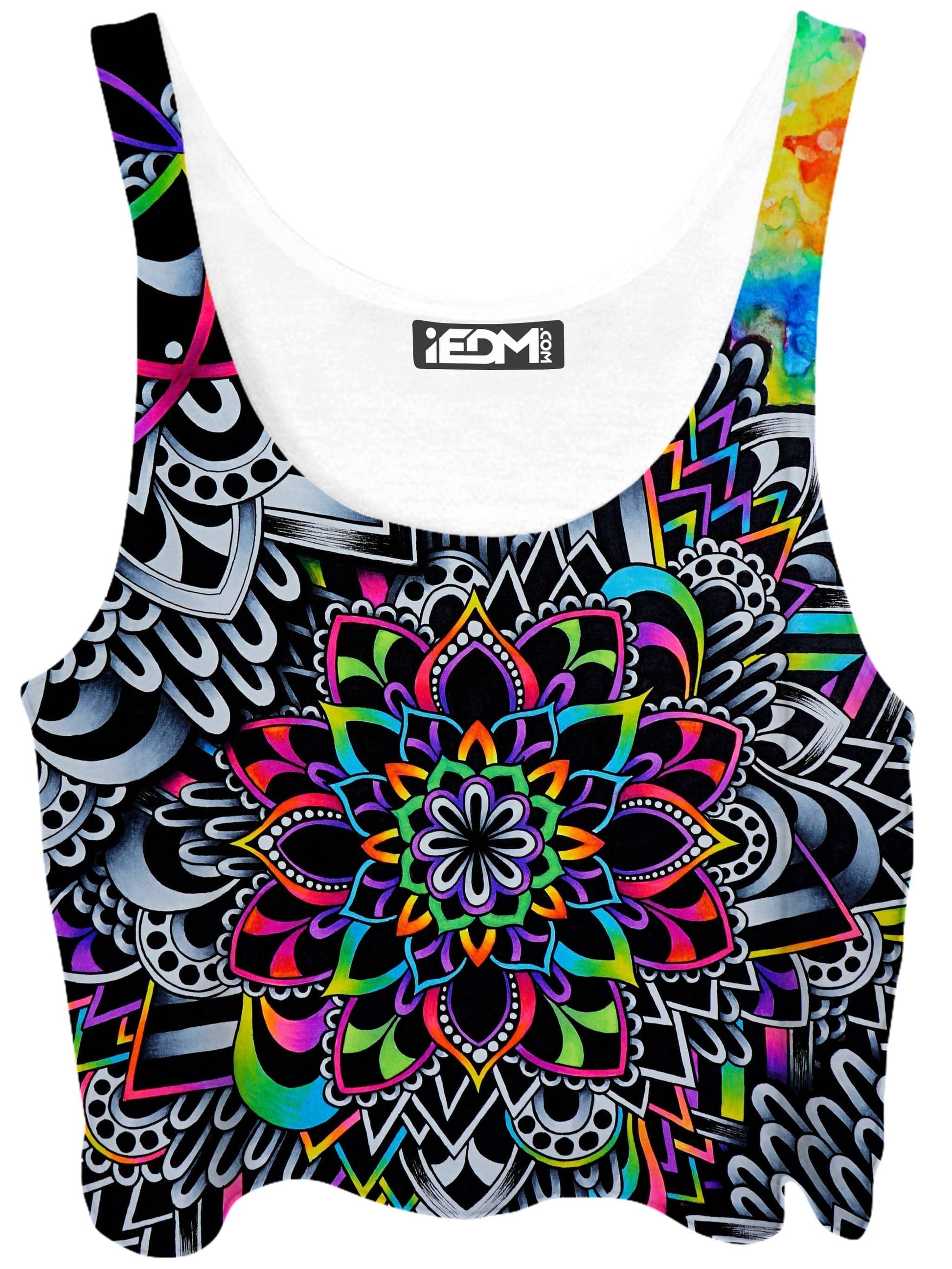 Mandala Vibez Crop Top and Leggings Combo, BrizBazaar, | iEDM