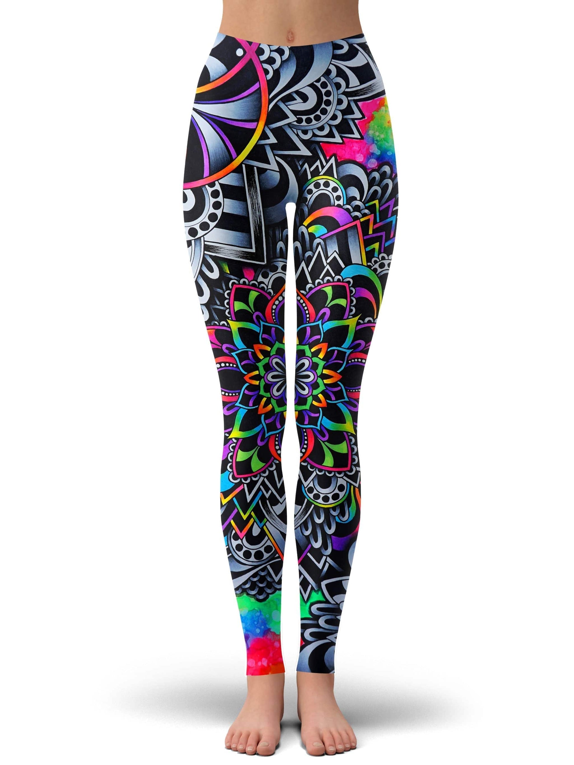 Mandala Vibez Crop Top and Leggings Combo, BrizBazaar, | iEDM