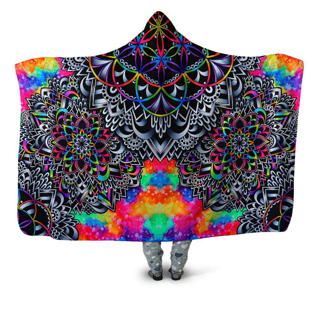 Mandala Vibez Hooded Blanket, BrizBazaar, | iEDM