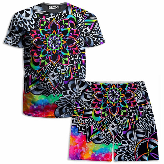 Mandala Vibez T-Shirt and Shorts Combo, BrizBazaar, | iEDM
