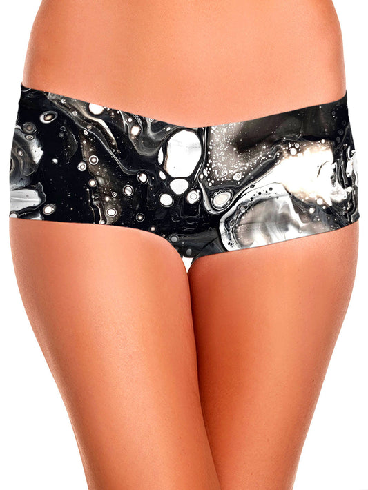 Monochrome Melt Booty Shorts, BrizBazaar, | iEDM