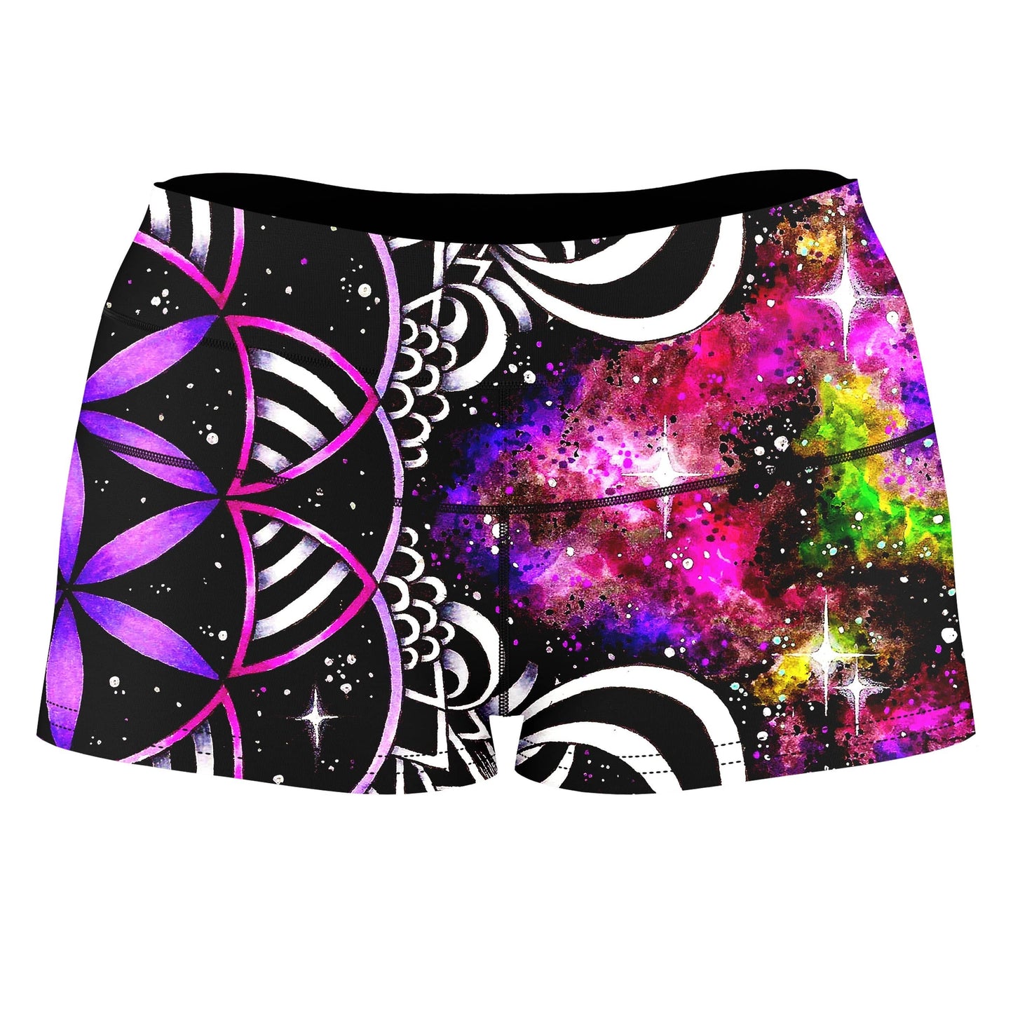 Oracle of Life High-Waisted Women's Shorts, BrizBazaar, | iEDM