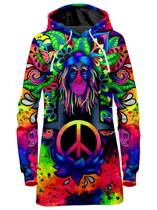 Peace Rafiki Hoodie Dress, BrizBazaar, | iEDM