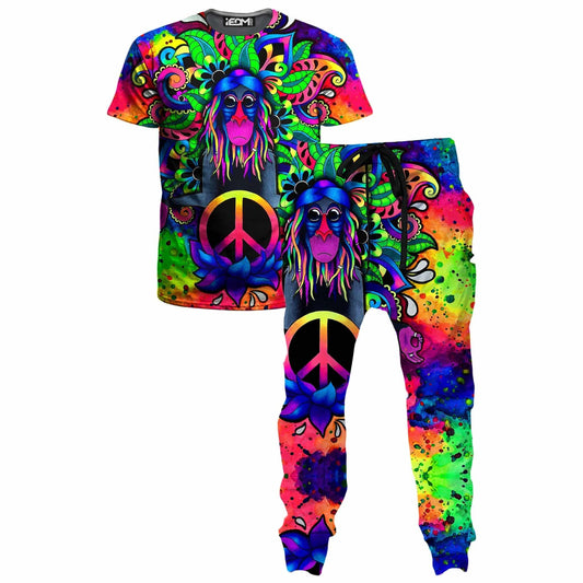 Peace Rafiki T-Shirt and Joggers Combo, BrizBazaar, | iEDM