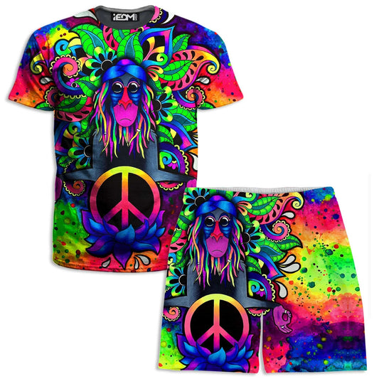 Peace Rafiki T-Shirt and Shorts Combo, BrizBazaar, | iEDM