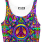 Peace Stock Crop Top and Booty Shorts Combo, BrizBazaar, | iEDM