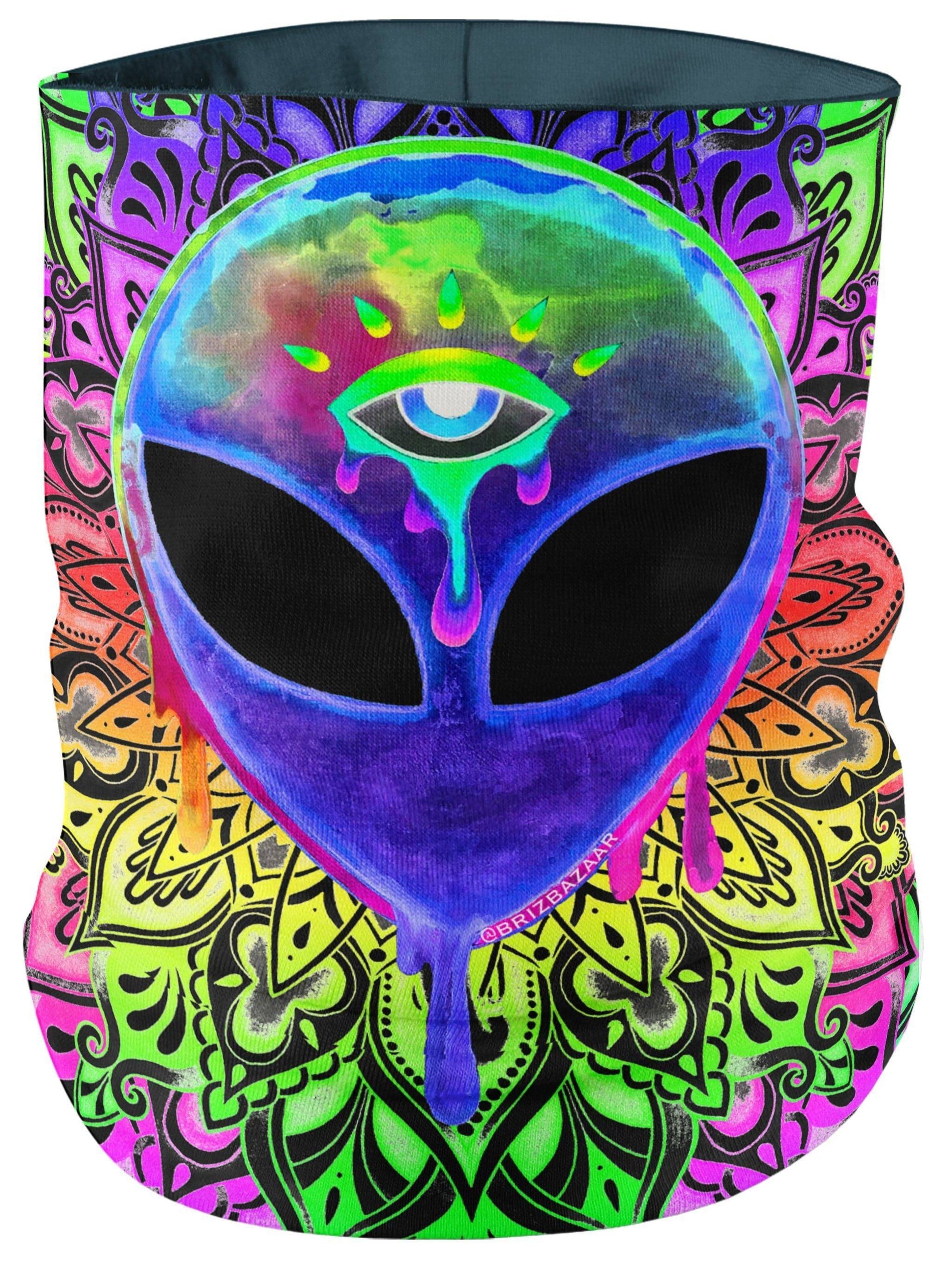 Psy Alien Purple Bandana Mask, BrizBazaar, | iEDM