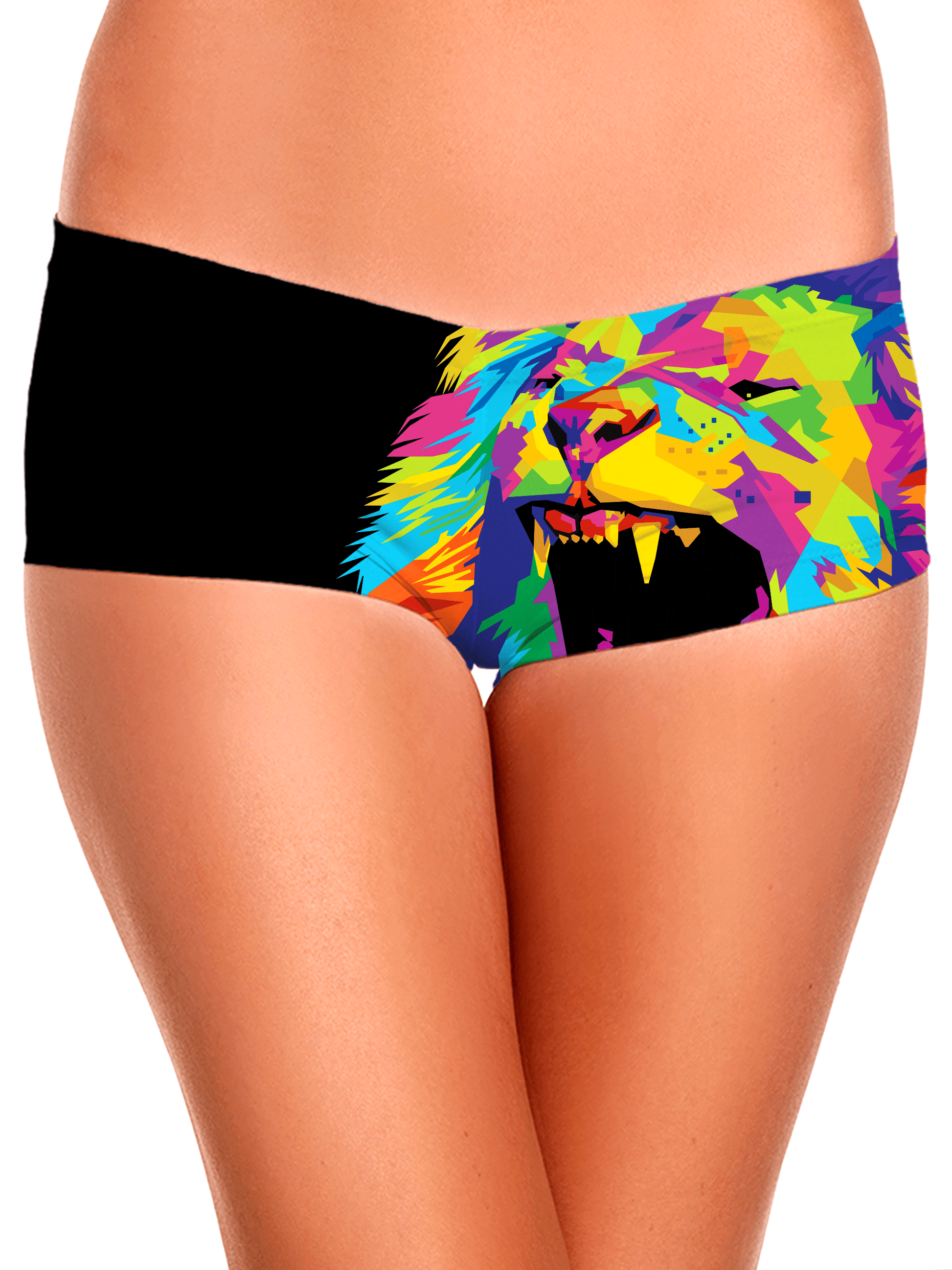 Psychedelic Lion Booty Shorts, Noctum X Truth, | iEDM