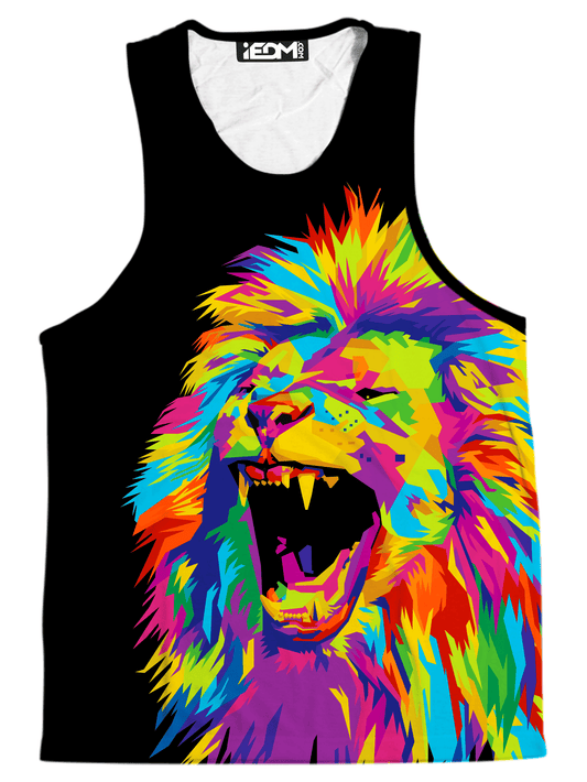 Psychedelic Lion Men's Tank, Noctum X Truth, | iEDM