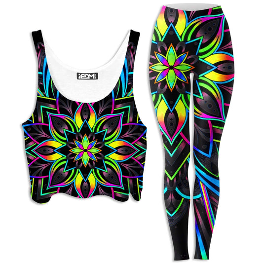 Radiance 2 Crop Top and Leggings Combo, BrizBazaar, | iEDM