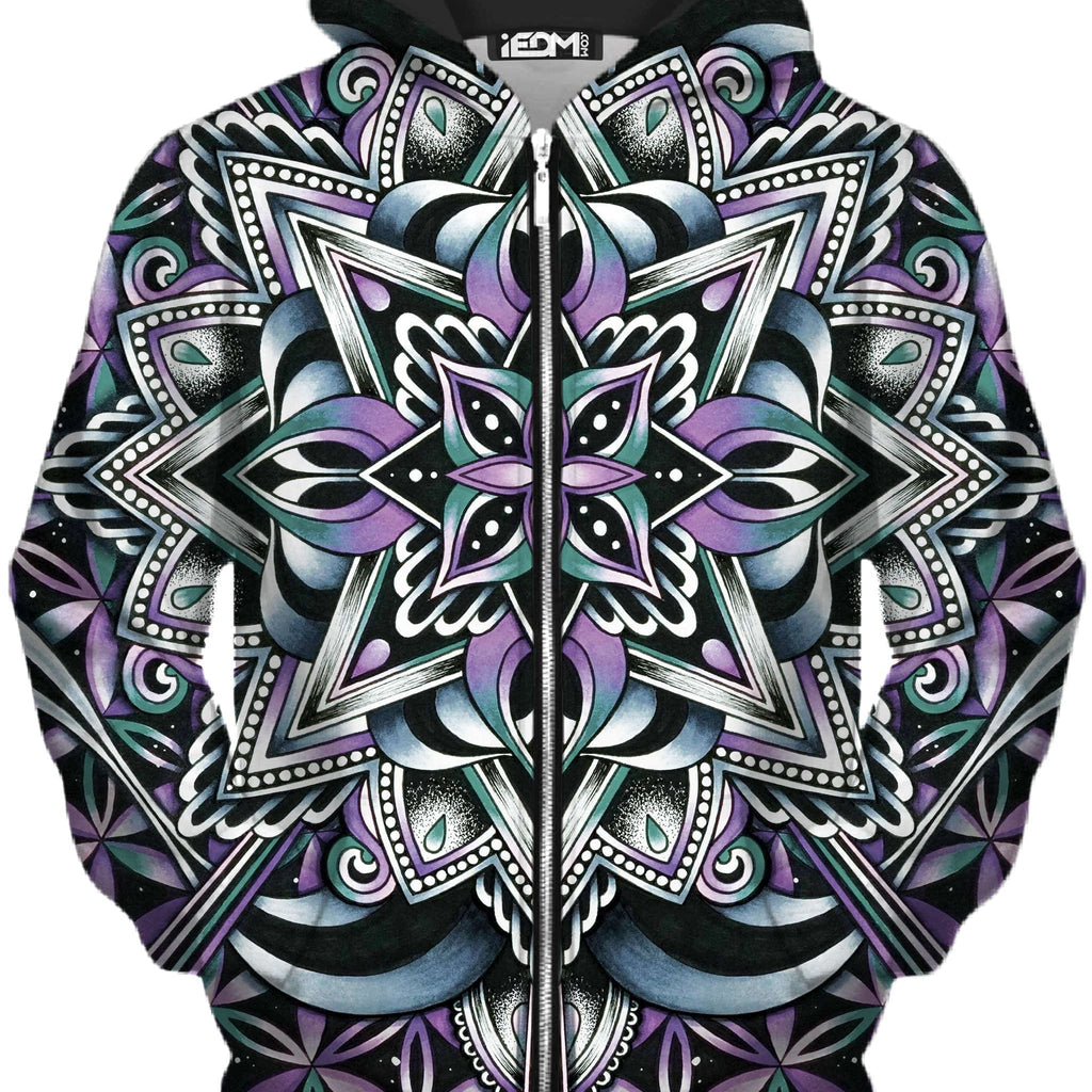 Sacred Web Unisex Zip-Up Hoodie, BrizBazaar, | iEDM