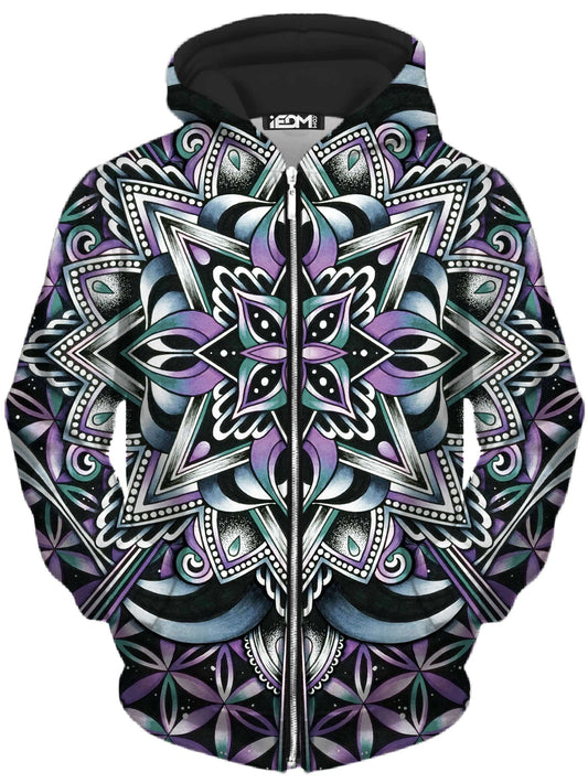 Sacred Web Unisex Zip-Up Hoodie, BrizBazaar, | iEDM