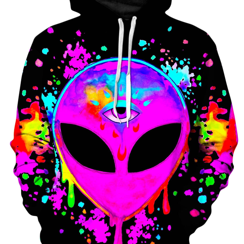 Splatter Alien Pink Unisex Hoodie, BrizBazaar, | iEDM