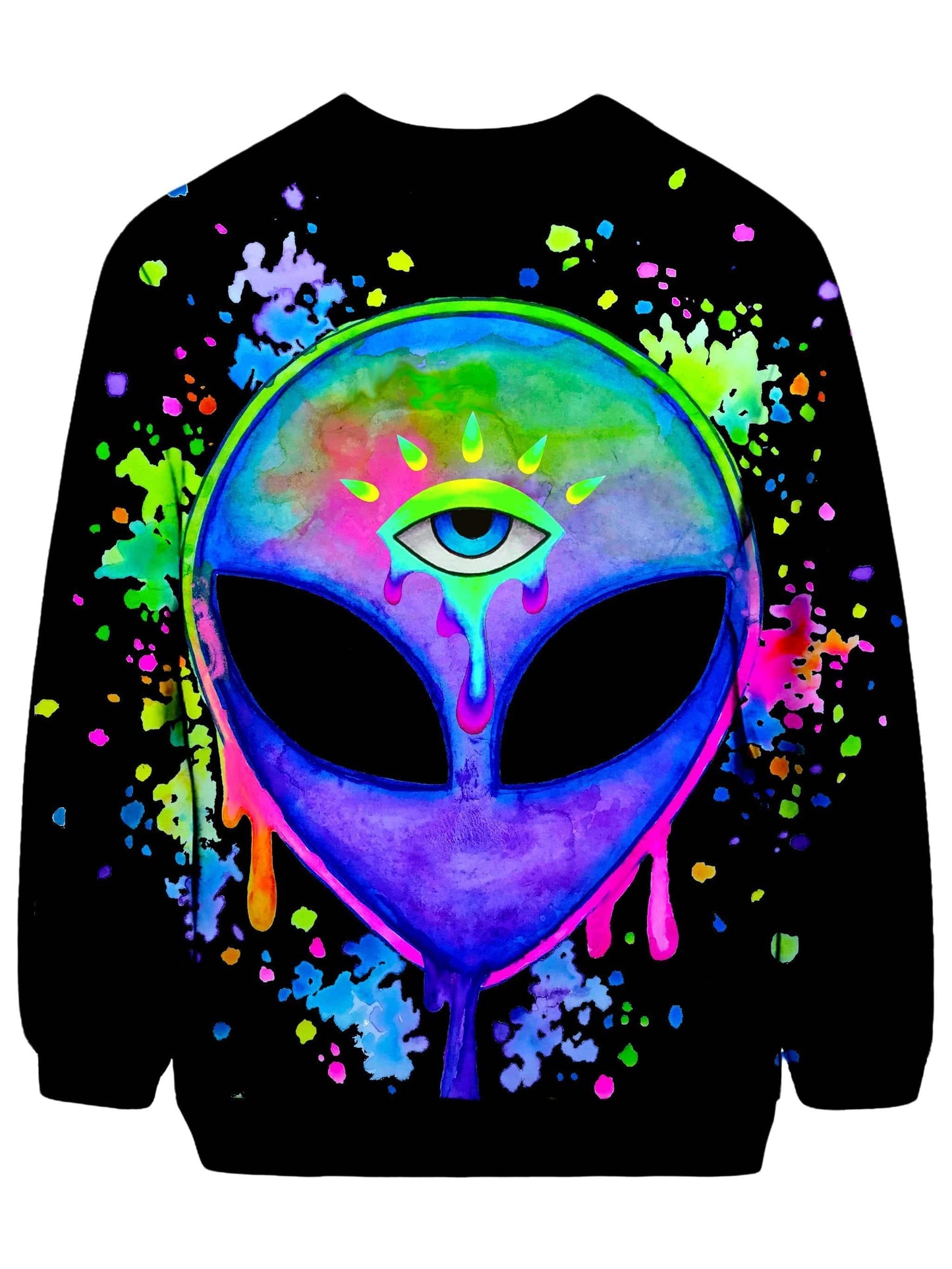 Splatter Alien Sweatshirt, BrizBazaar, | iEDM