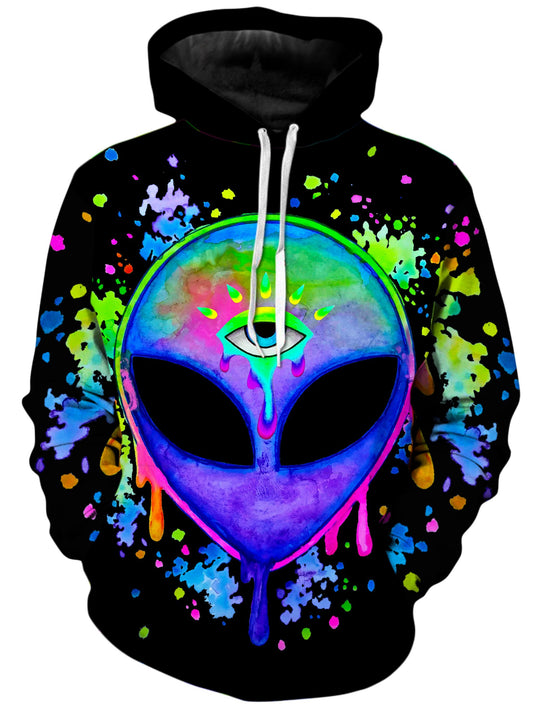 BrizBazaar Splatter Alien Unisex Hoodie