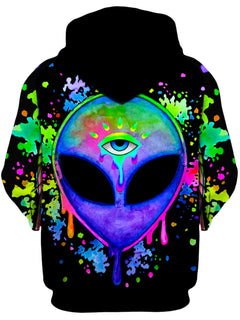 BrizBazaar - Splatter Alien Unisex Hoodie