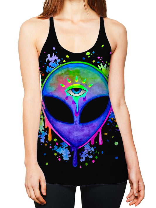 BrizBazaar Splatter Alien Women's Tank - iEDM