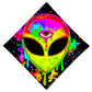 Splatter Alien Yellow Bandana, BrizBazaar, | iEDM