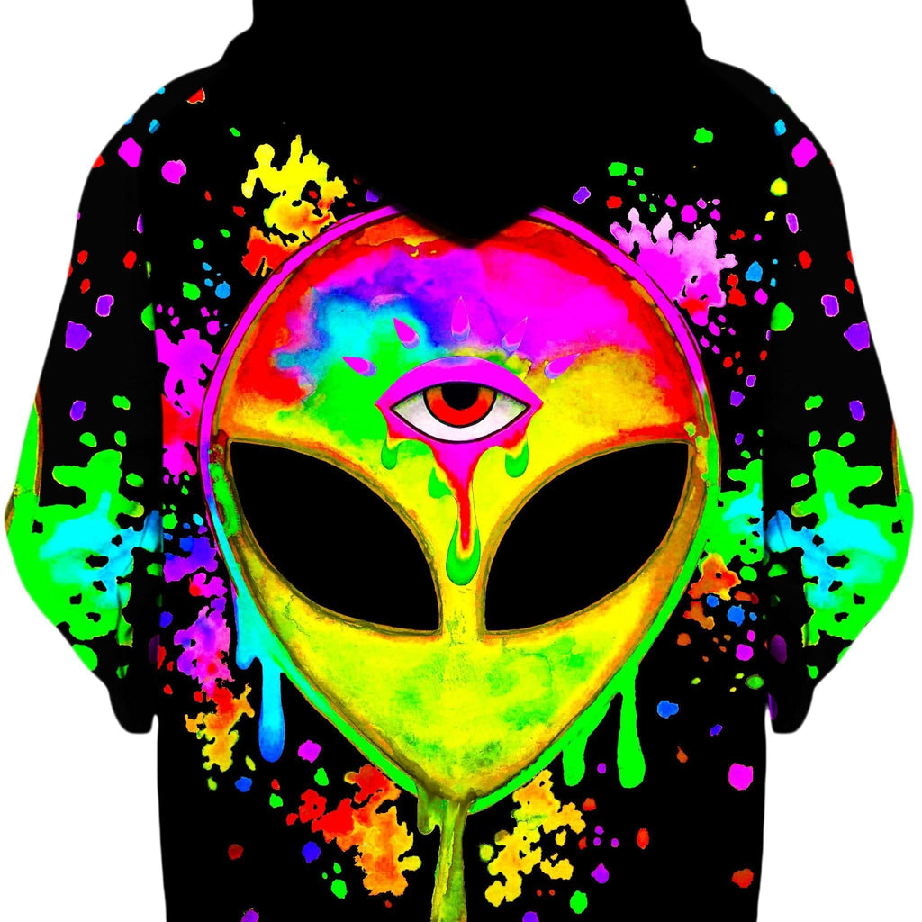 Splatter Alien Yellow Unisex Hoodie, BrizBazaar, | iEDM