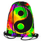 Splatter Yin Yang 2 Drawstring Bag, BrizBazaar, | iEDM