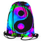 Splatter Yin Yang 3 Drawstring Bag, BrizBazaar, | iEDM