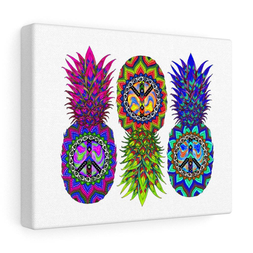 Ananas Trio Canvas Gallery Wraps, Canvas, | iEDM