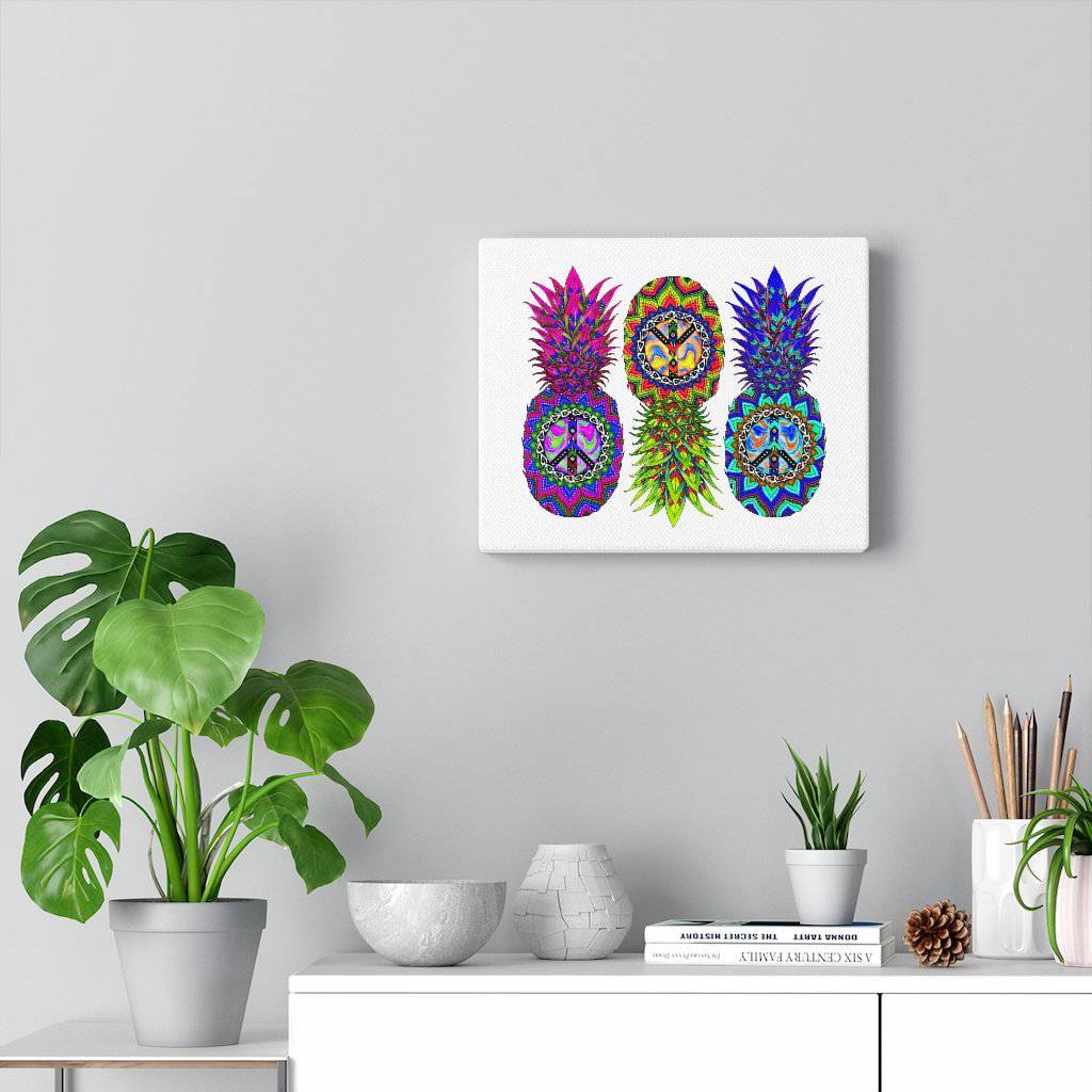 Ananas Trio Canvas Gallery Wraps, Canvas, | iEDM