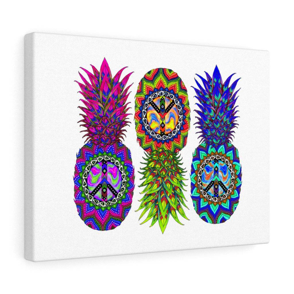 Ananas Trio Canvas Gallery Wraps, Canvas, | iEDM