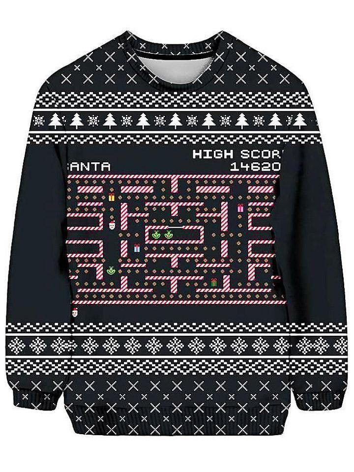 Ugly Pacman Ugly Sweatshirt, Christmas, | iEDM