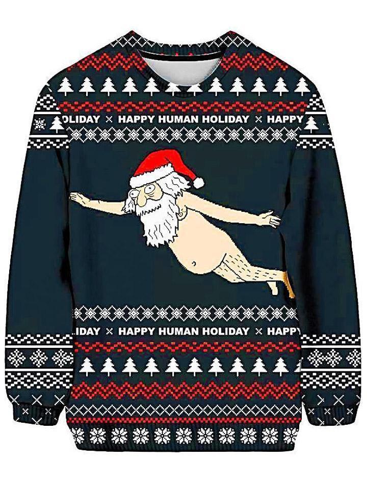 Ugly Santa Sweatshirt, Christmas, | iEDM