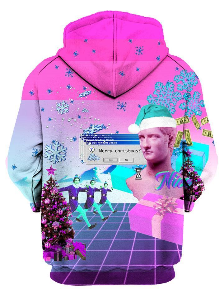 Vaporwave Unisex Hoodie, Christmas, | iEDM