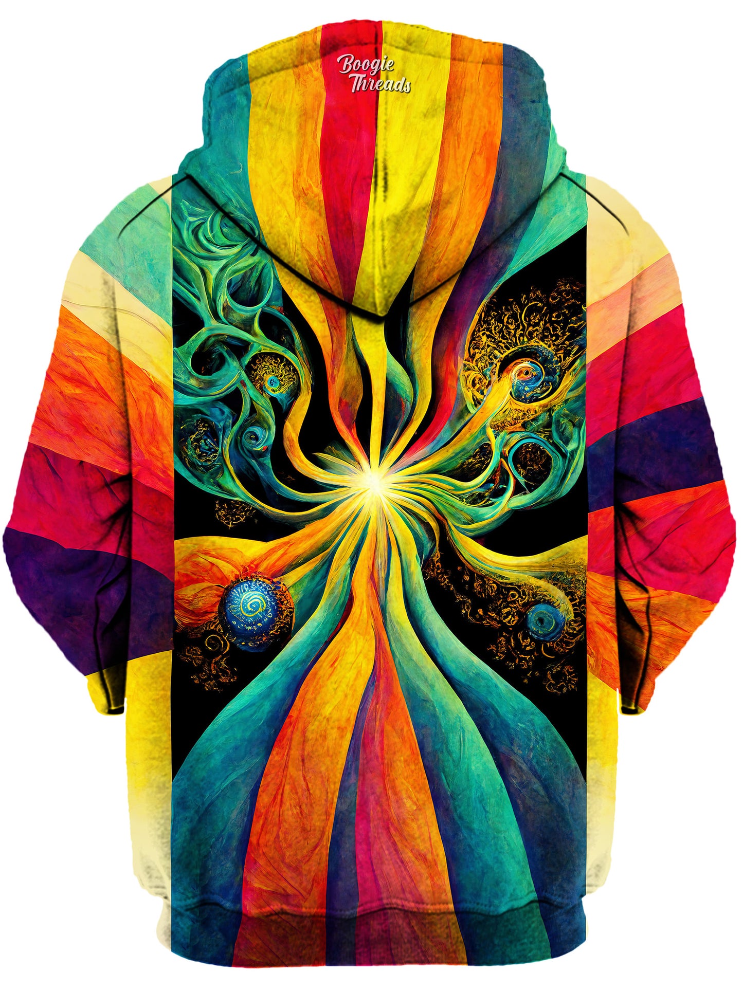 Delight Of Fragility Unisex Zip-Up Hoodie, Gratefully Dyed, | iEDM