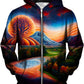 Delightful Solution Unisex Zip-Up Hoodie, Gratefully Dyed, | iEDM