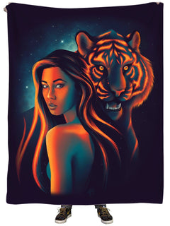 Designosaur - Cosmic Mystery Plush Blanket