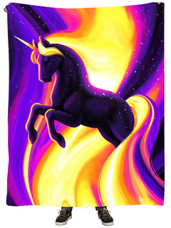 Designosaur - Liquid Unicorn Plush Blanket
