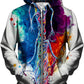 Elated Expansion Unisex Zip-Up Hoodie, Gratefully Dyed, | iEDM