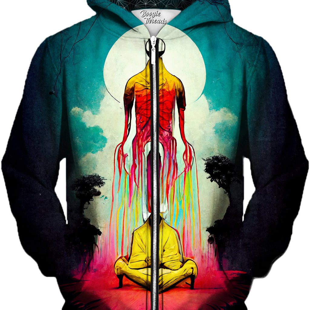 Entrance Unisex Zip-Up Hoodie, Gratefully Dyed, | iEDM