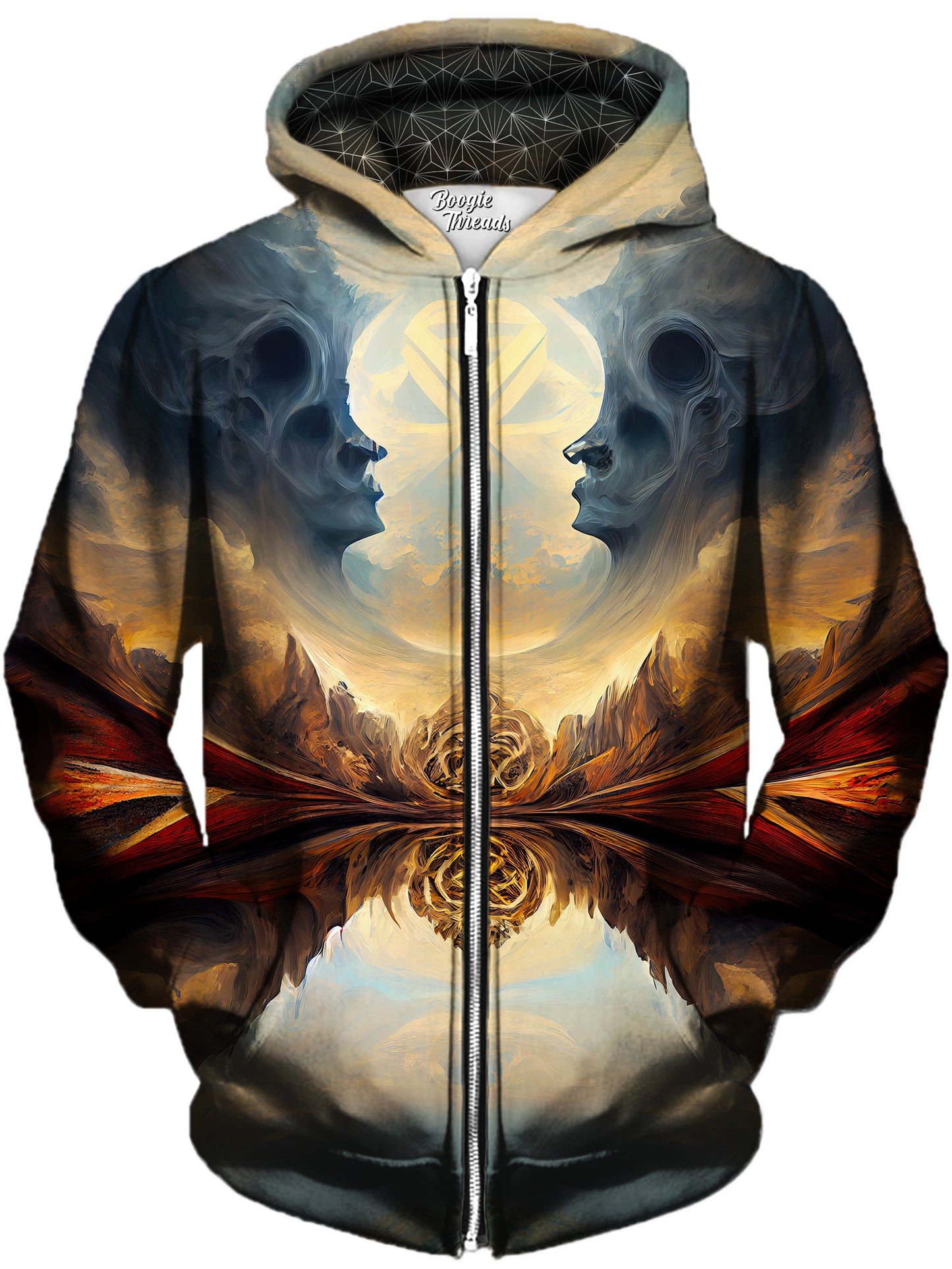 Exclusive Romance Unisex Zip-Up Hoodie, Gratefully Dyed, | iEDM